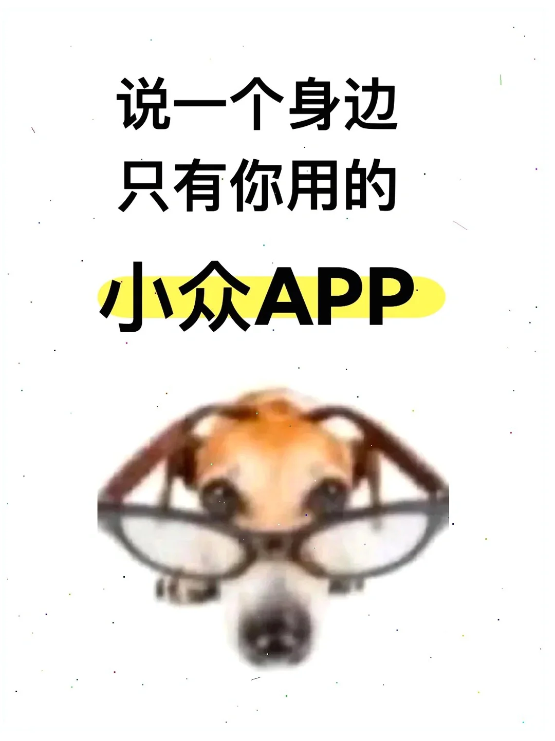 身边超小众APP，只有我在用😎