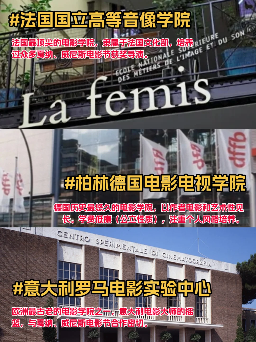 🎬电影留学｜这几所欧洲院校闭眼冲