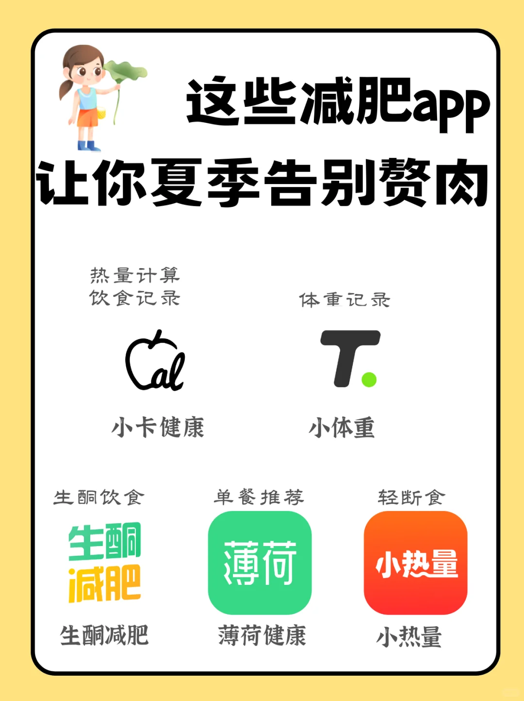 这些减肥app，让你夏季告别赘肉