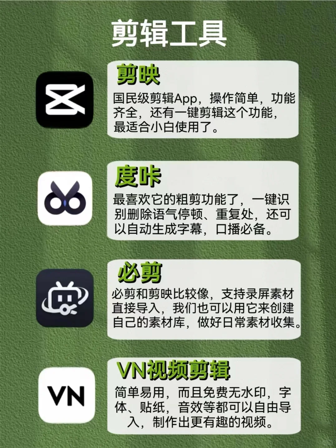 24款自媒体宝藏App🔥新手0-1入门必备！