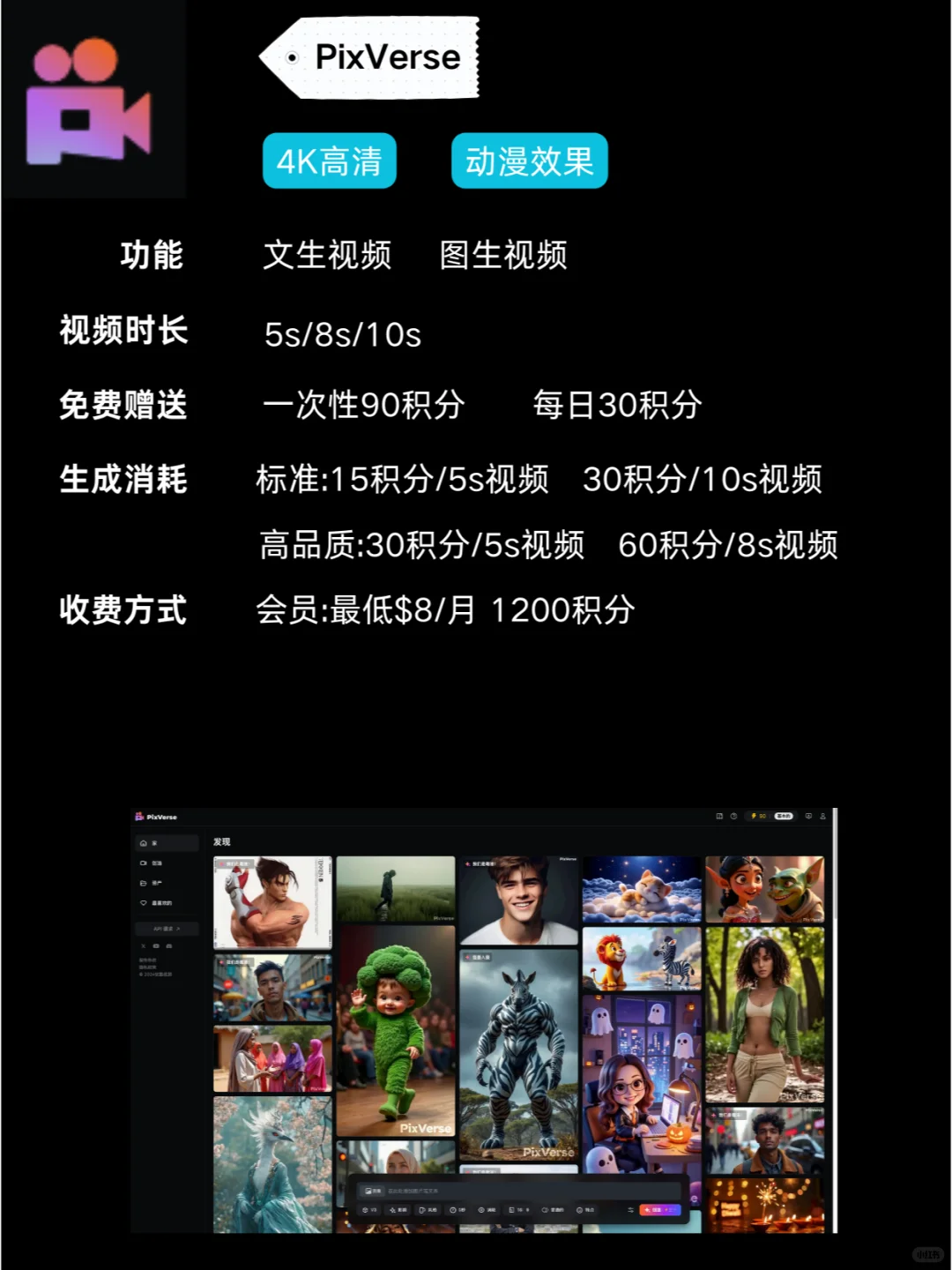 免费额度整理好了！AI视频生成软件推荐