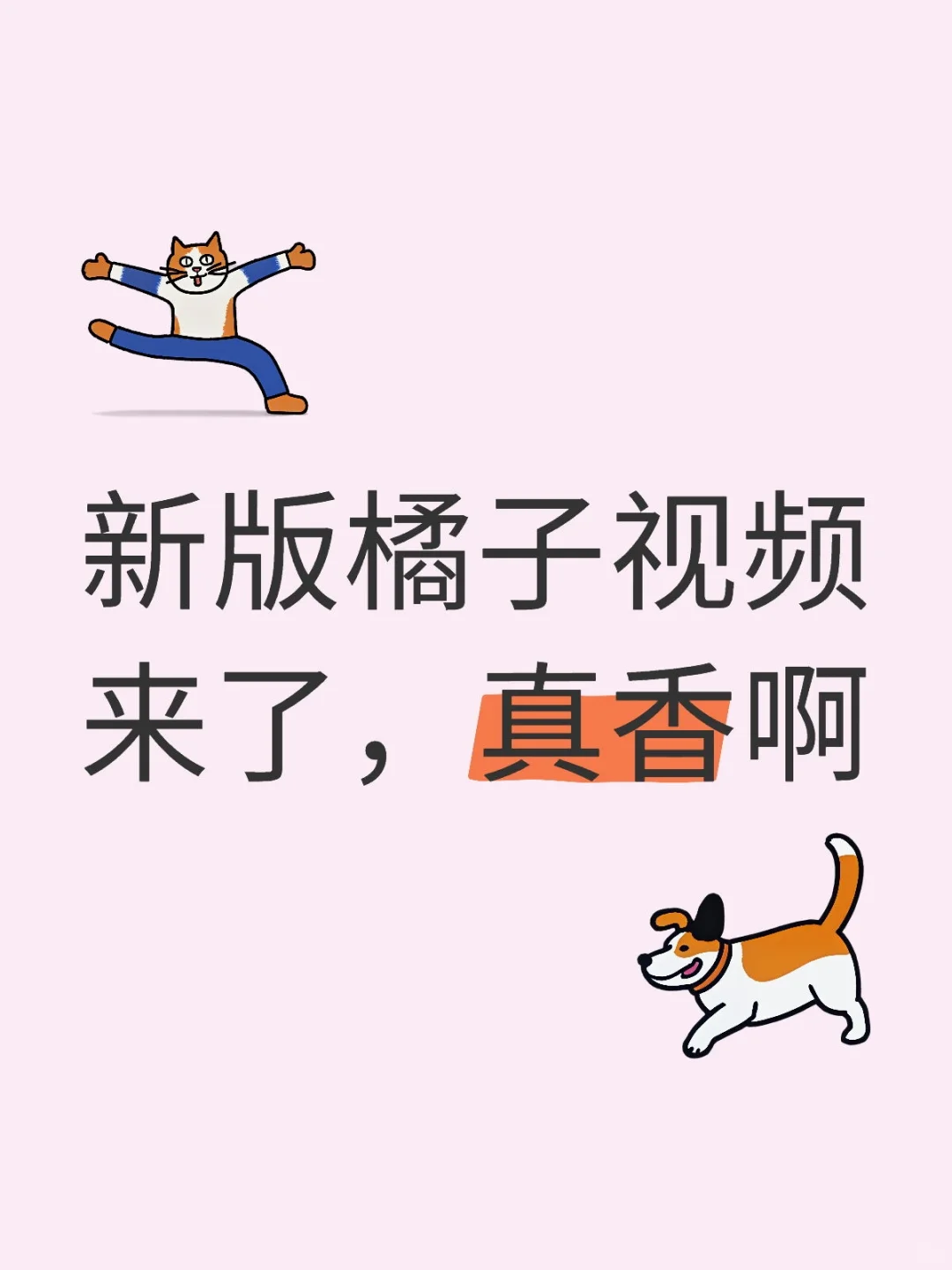 新版橘子视频来了，真香啊