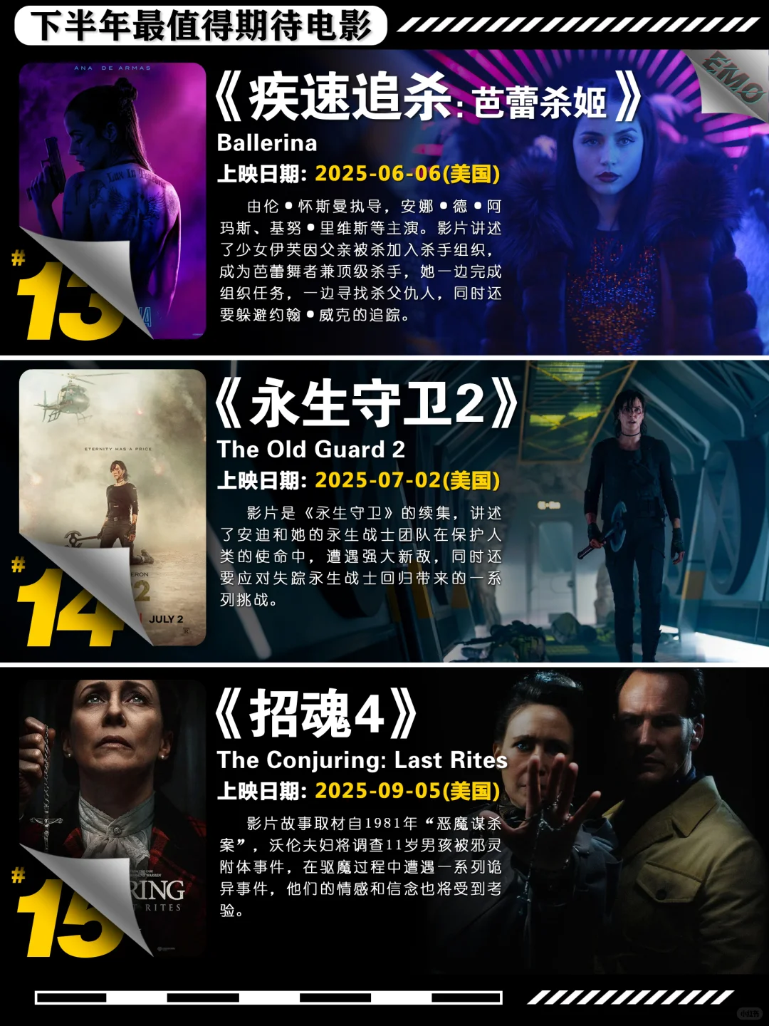 盘点下半年最值得期待的电影