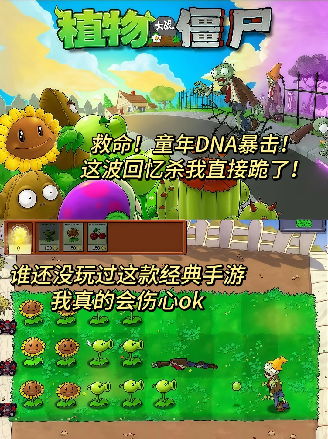 回忆杀❗️植物大战僵尸经典版（手游原版）