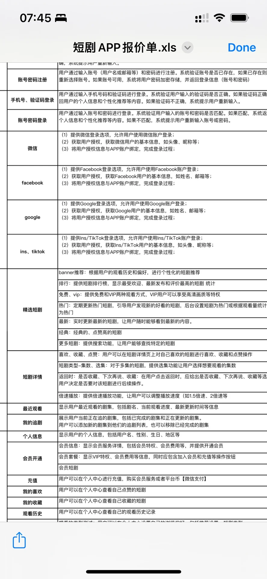 接到一个短剧app开发需求