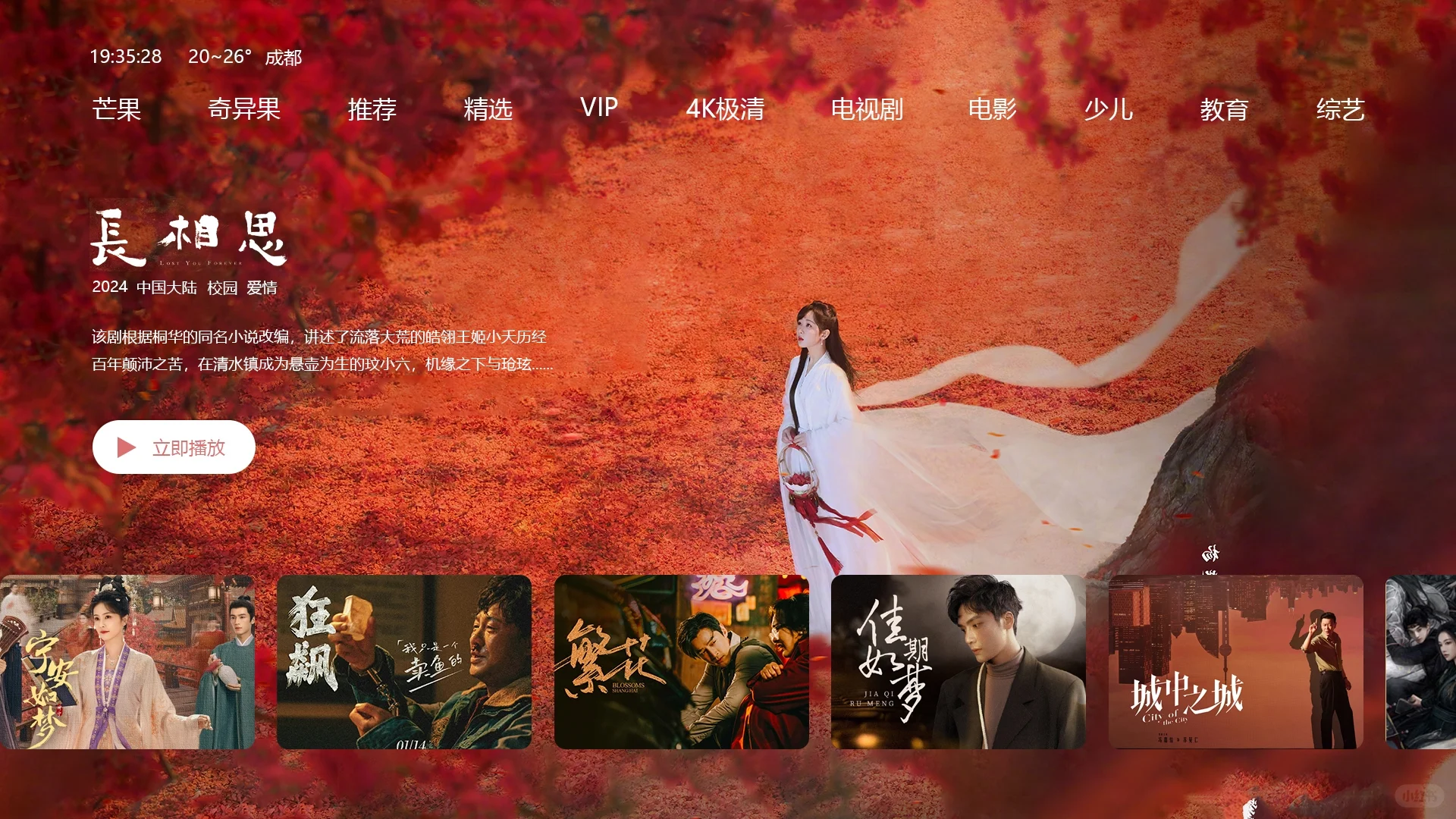 TV页面设计分享