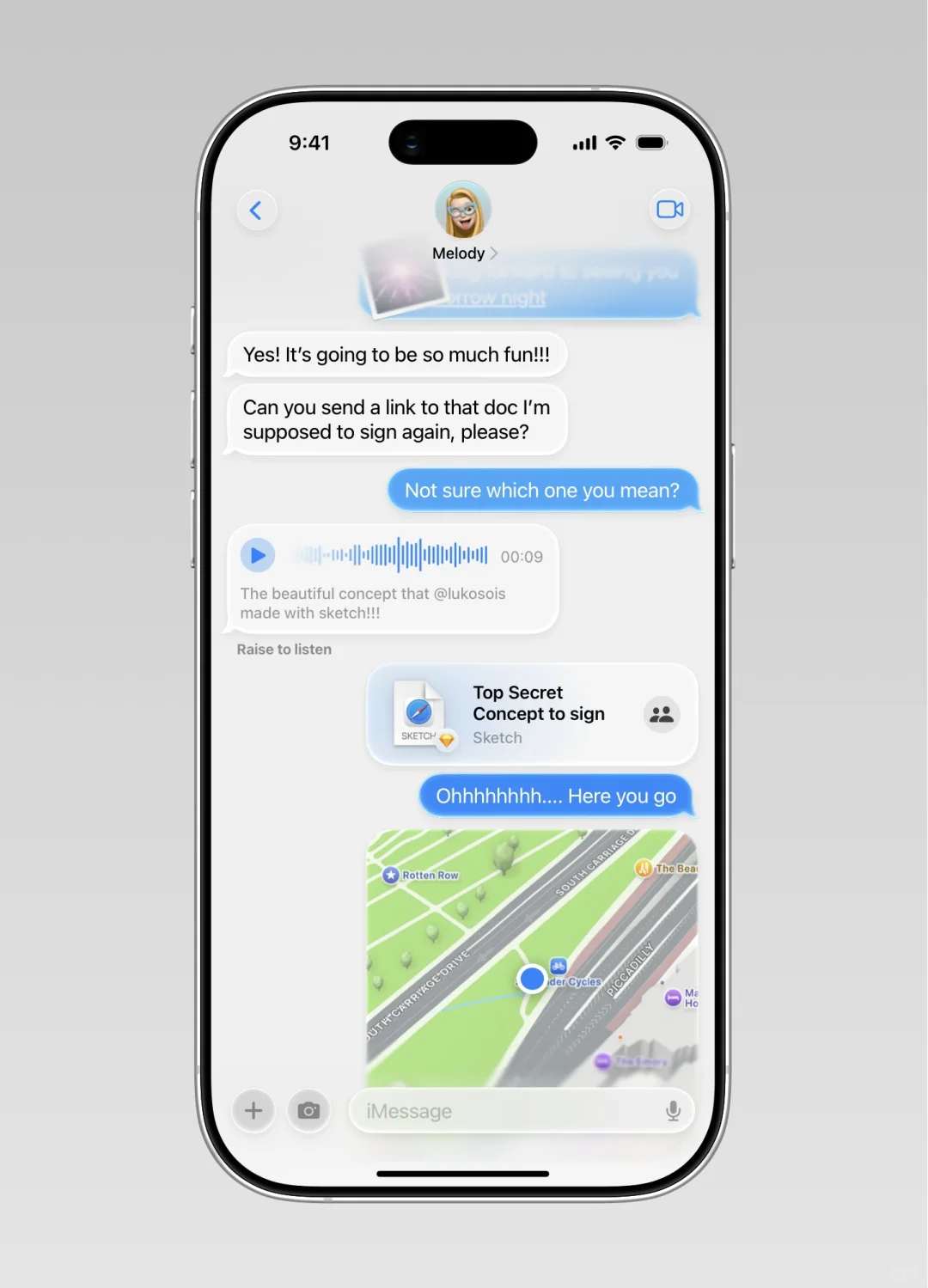 Apple设计｜iOS19 Message信息应用重新设计