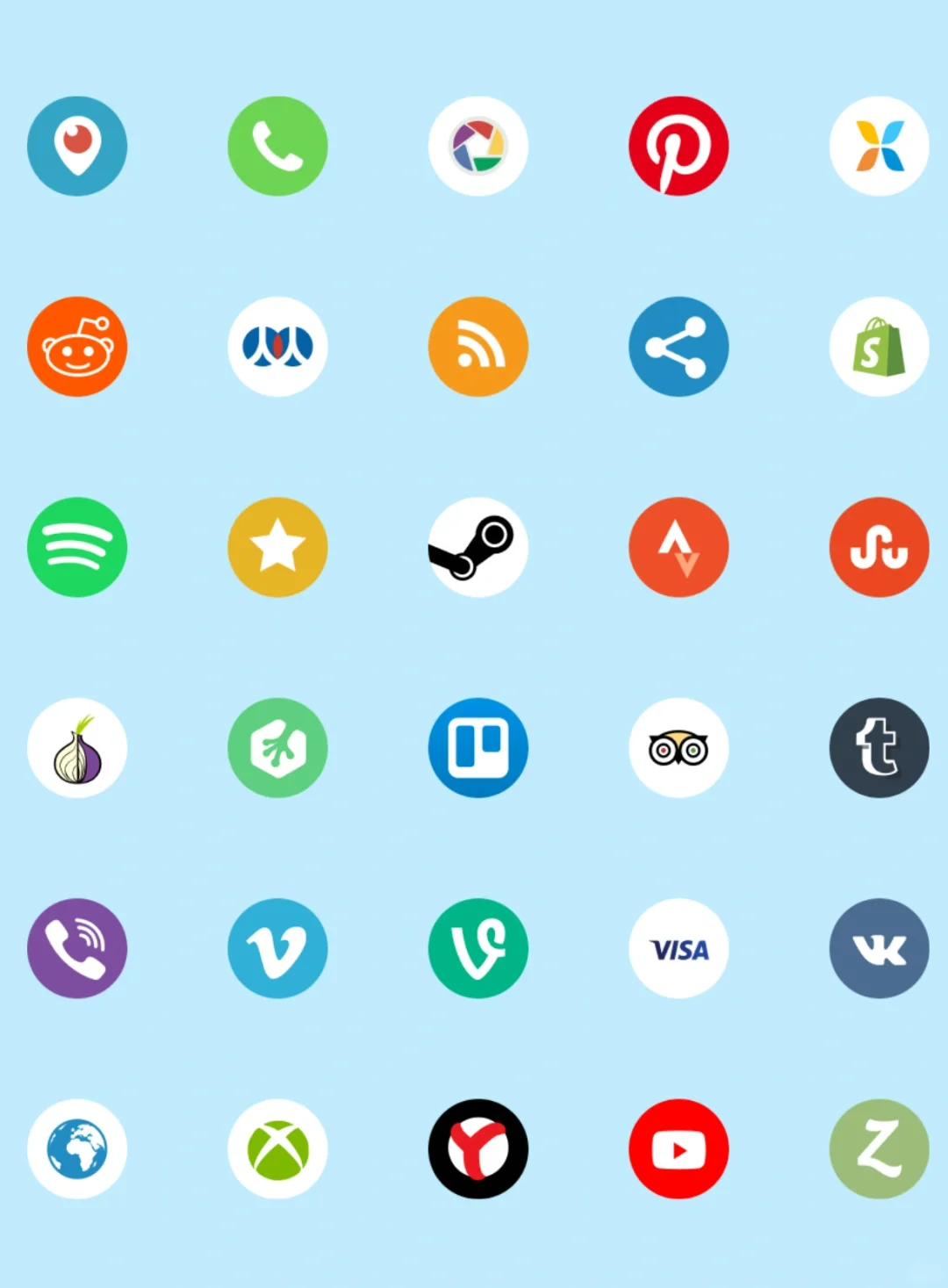 图标设计｜常用社交软件图标设计分享