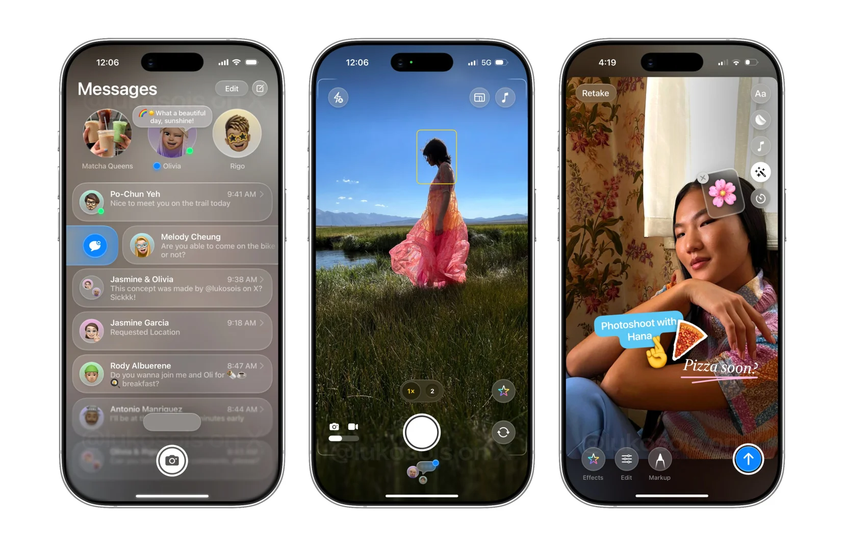 Apple设计｜iOS19 Message信息应用重新设计