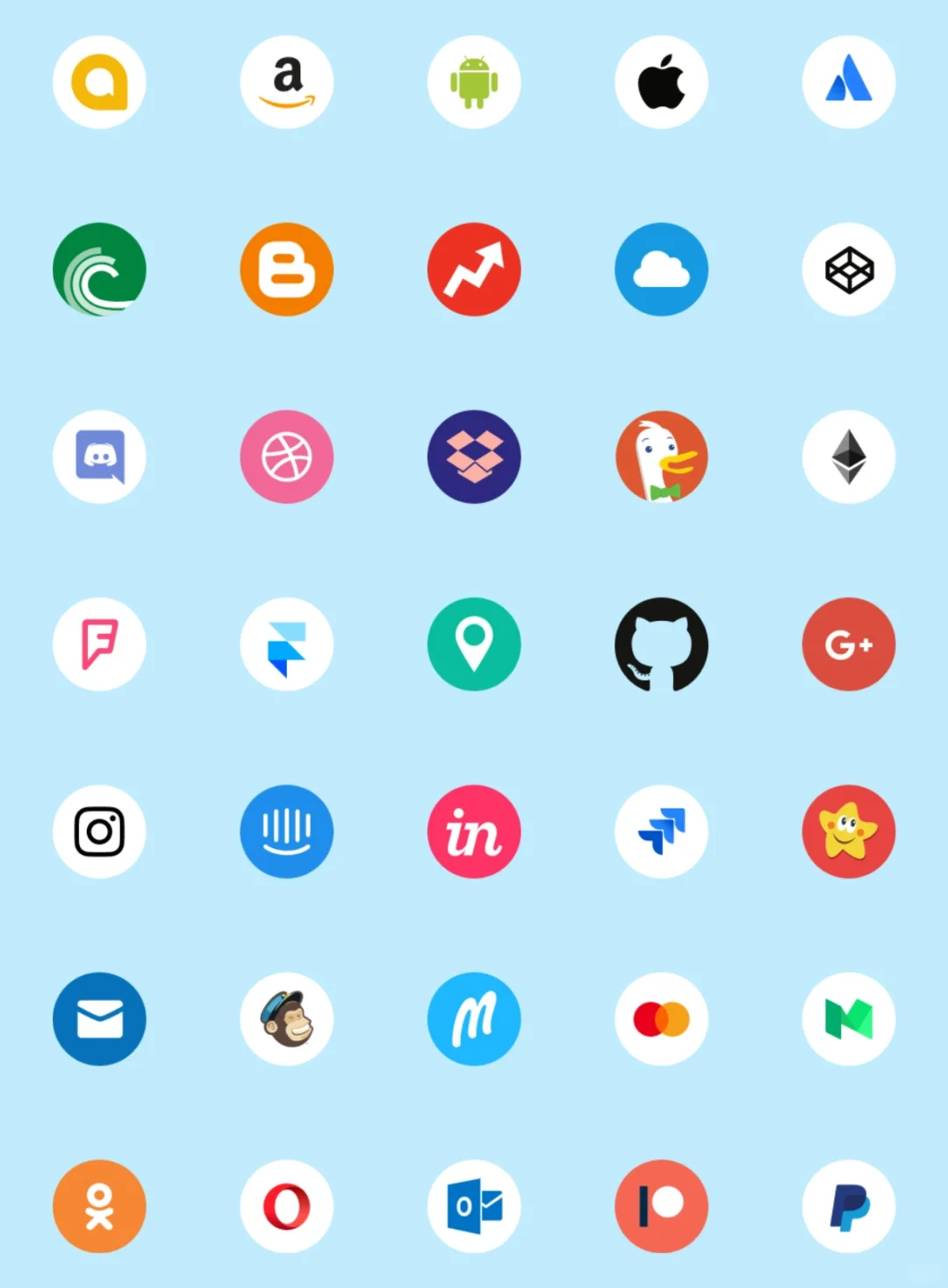 图标设计｜常用社交软件图标设计分享