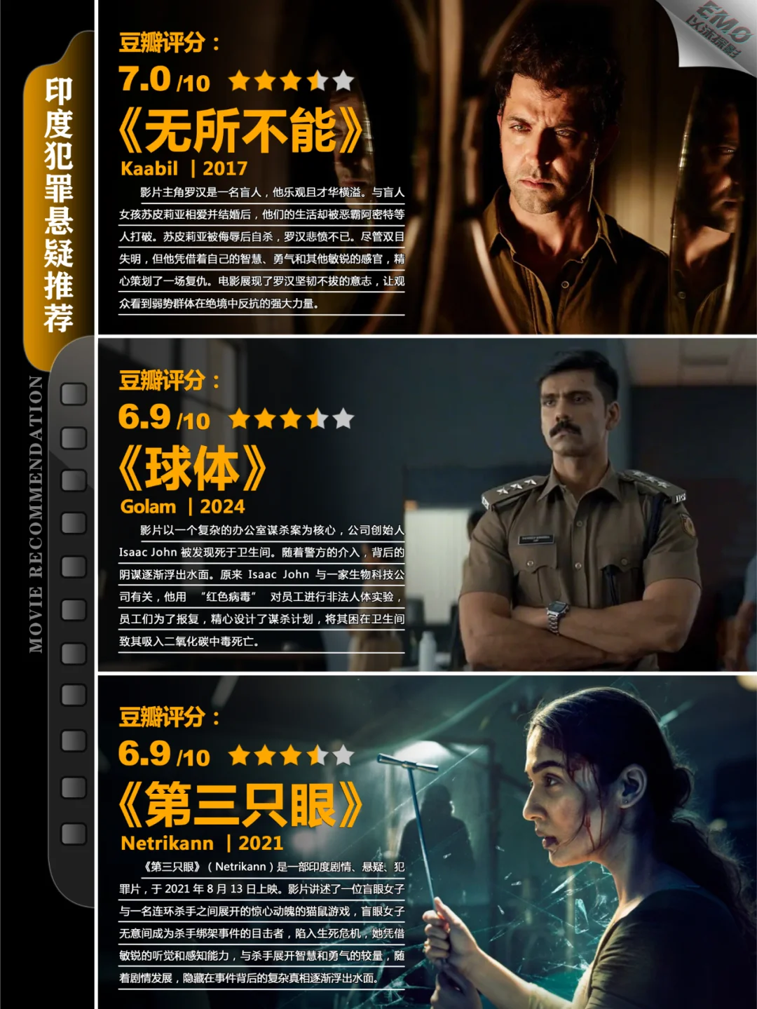 盘点印度高分悬疑电影推荐