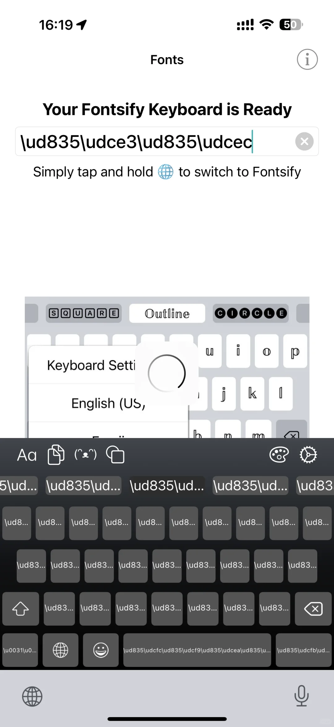 Fontsify这个app出了什么故障，导致乱码？