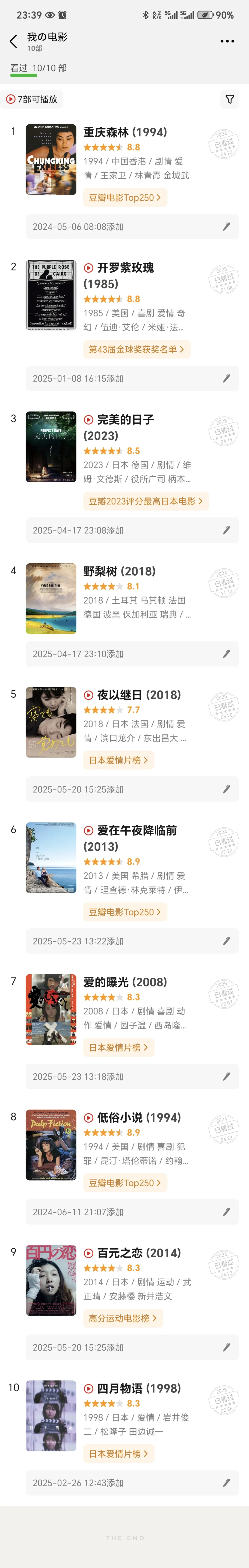 求好看的文艺片推荐！