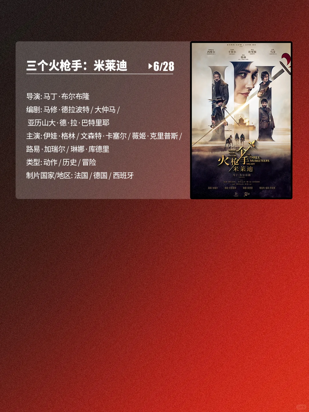 6月新片速递🎬拯救片荒💯