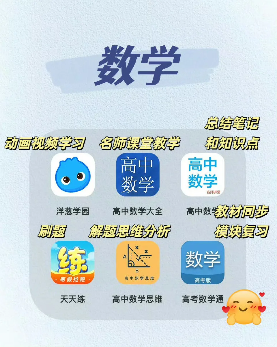 老师推荐｜高中各科宝藏学习app