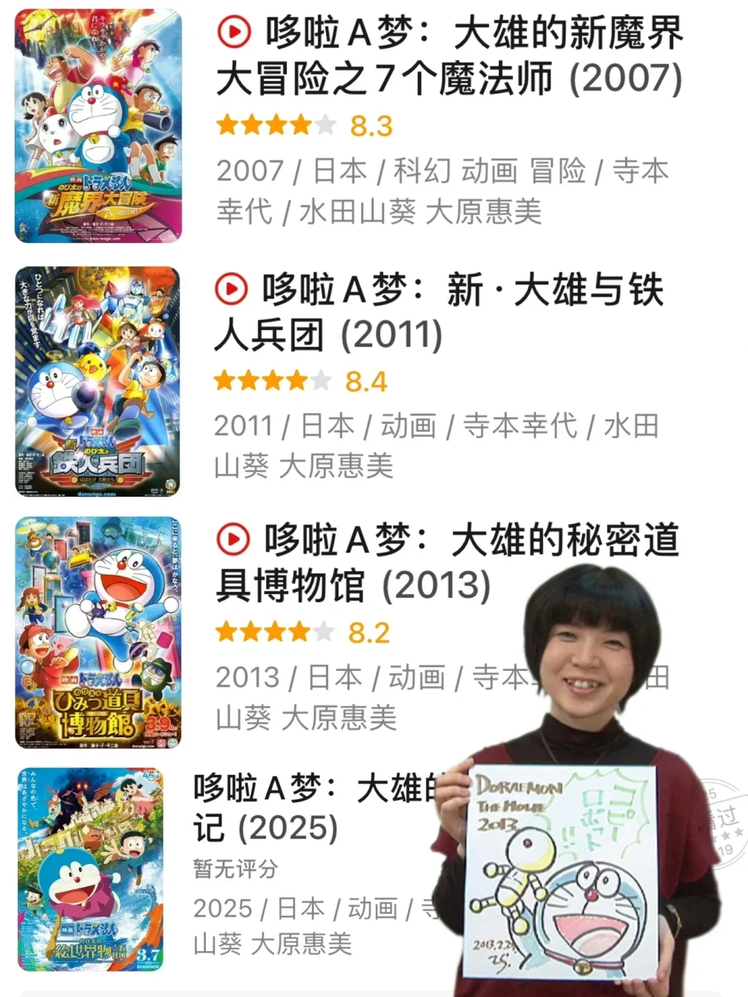 哆啦A梦十年剧场版最佳‼️送电影票啦‼️