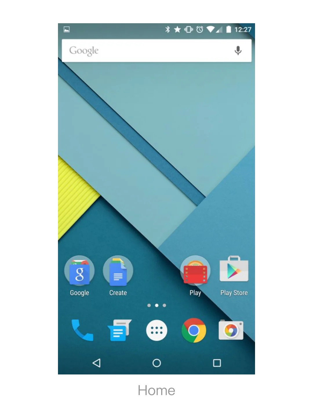 使用 Material Design 的安卓 5.0