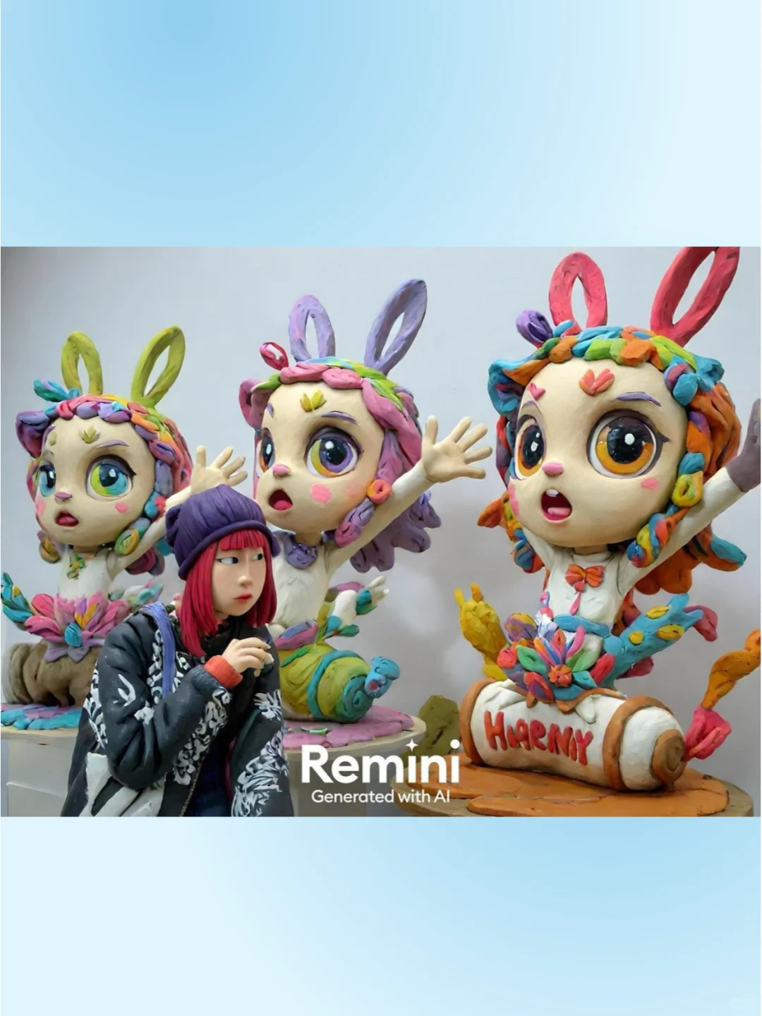 安卓手机也可以使用Remini玩粘土滤镜