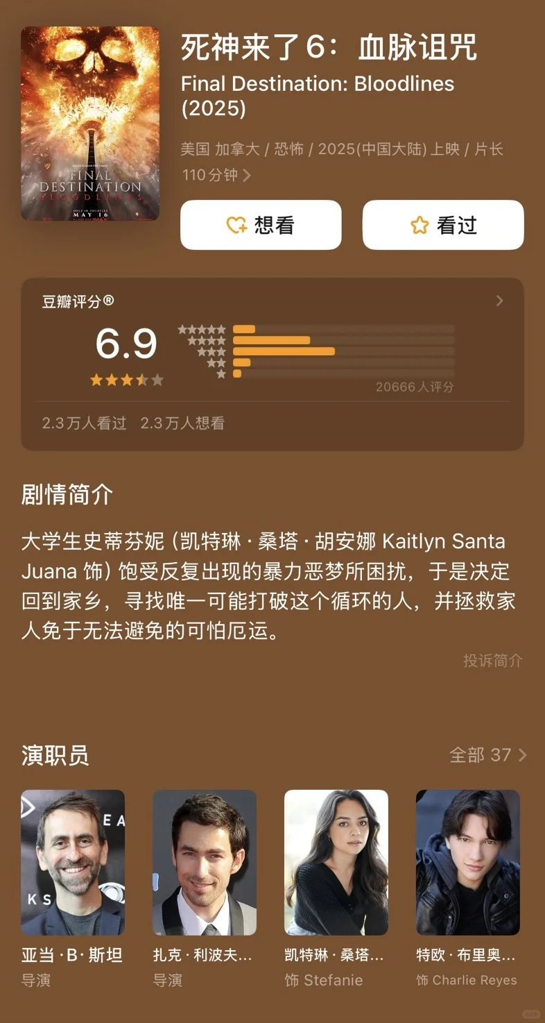 近期四部高分恐怖新片推荐‼️胆小勿进‼️