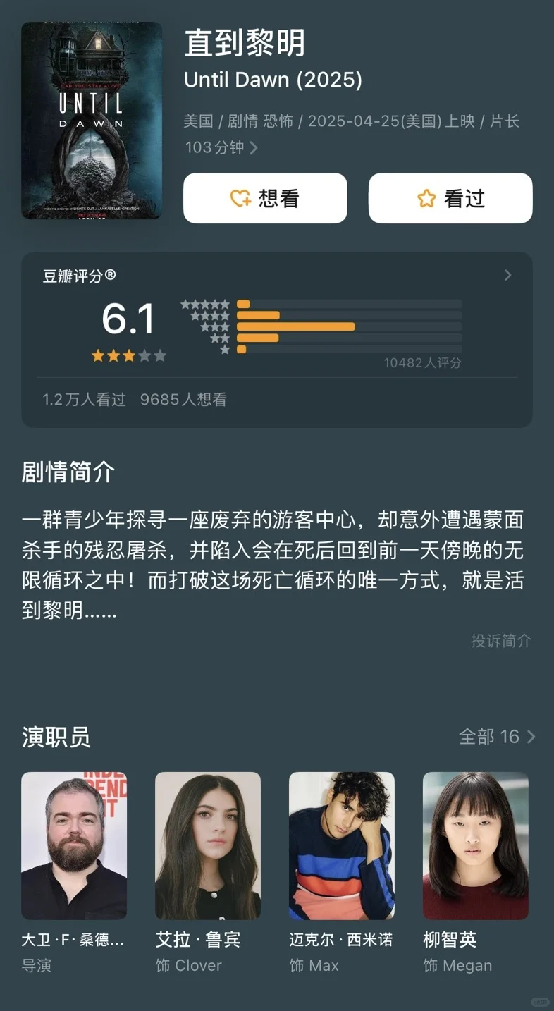 近期四部高分恐怖新片推荐‼️胆小勿进‼️