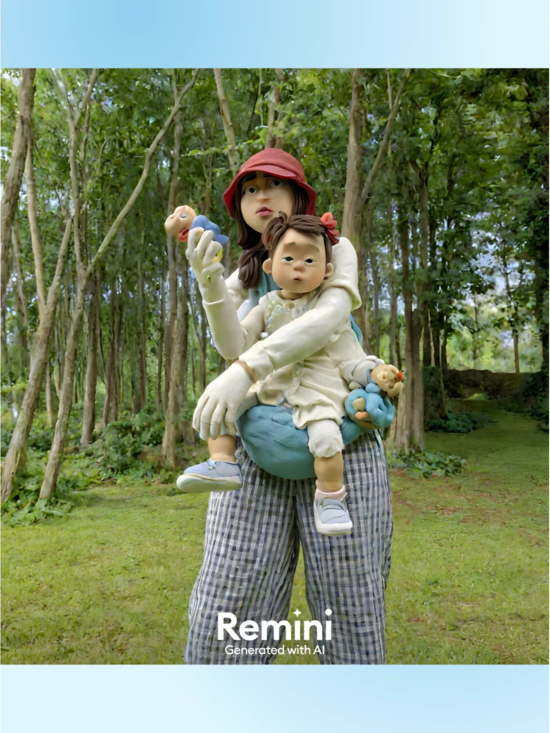 安卓手机也可以使用Remini玩粘土滤镜