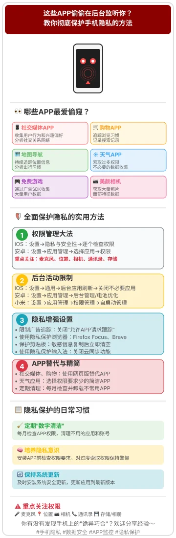 这些APP偷偷在后台监听你?