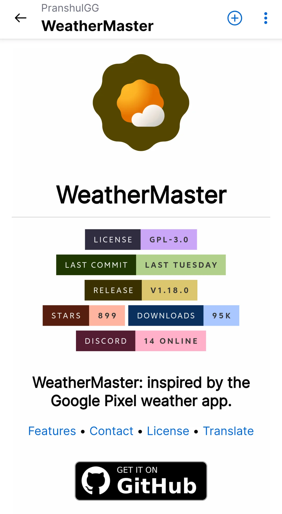 900⭐！颇具google风格的天气应用🌧️