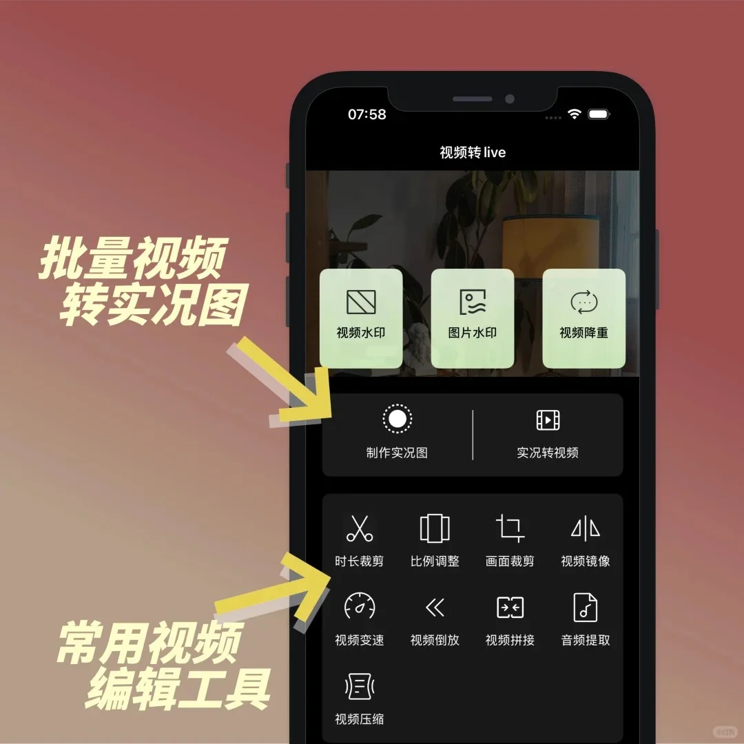 找到了IOS上好用的视频转live图 APP
