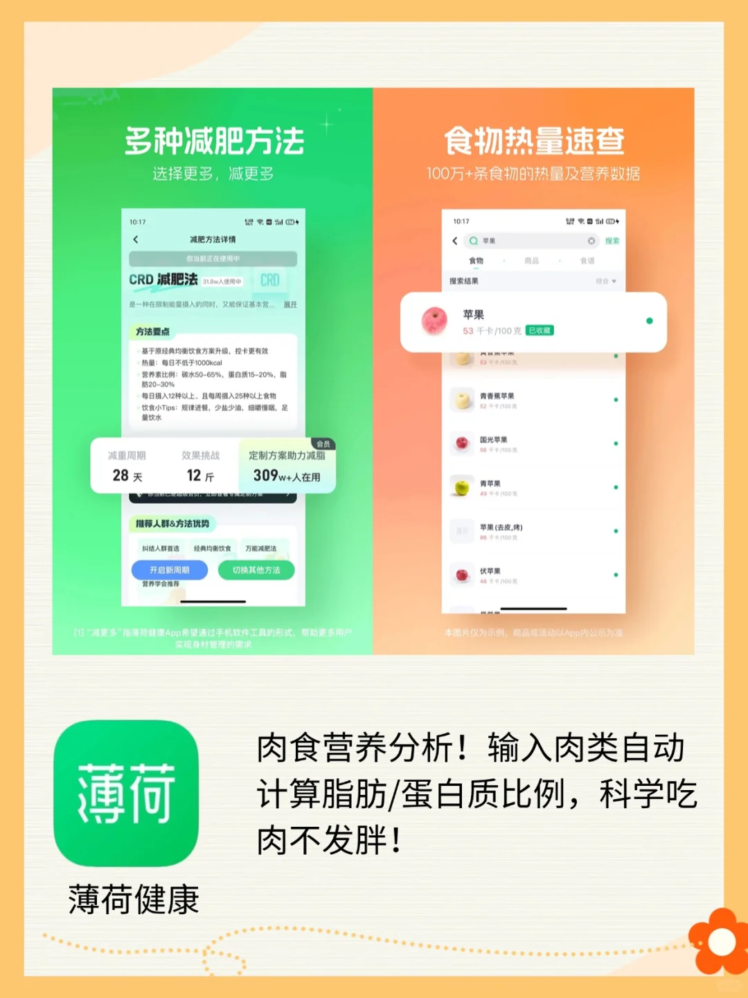 4款减脂APP实测！肉食爱好者的减脂方案～