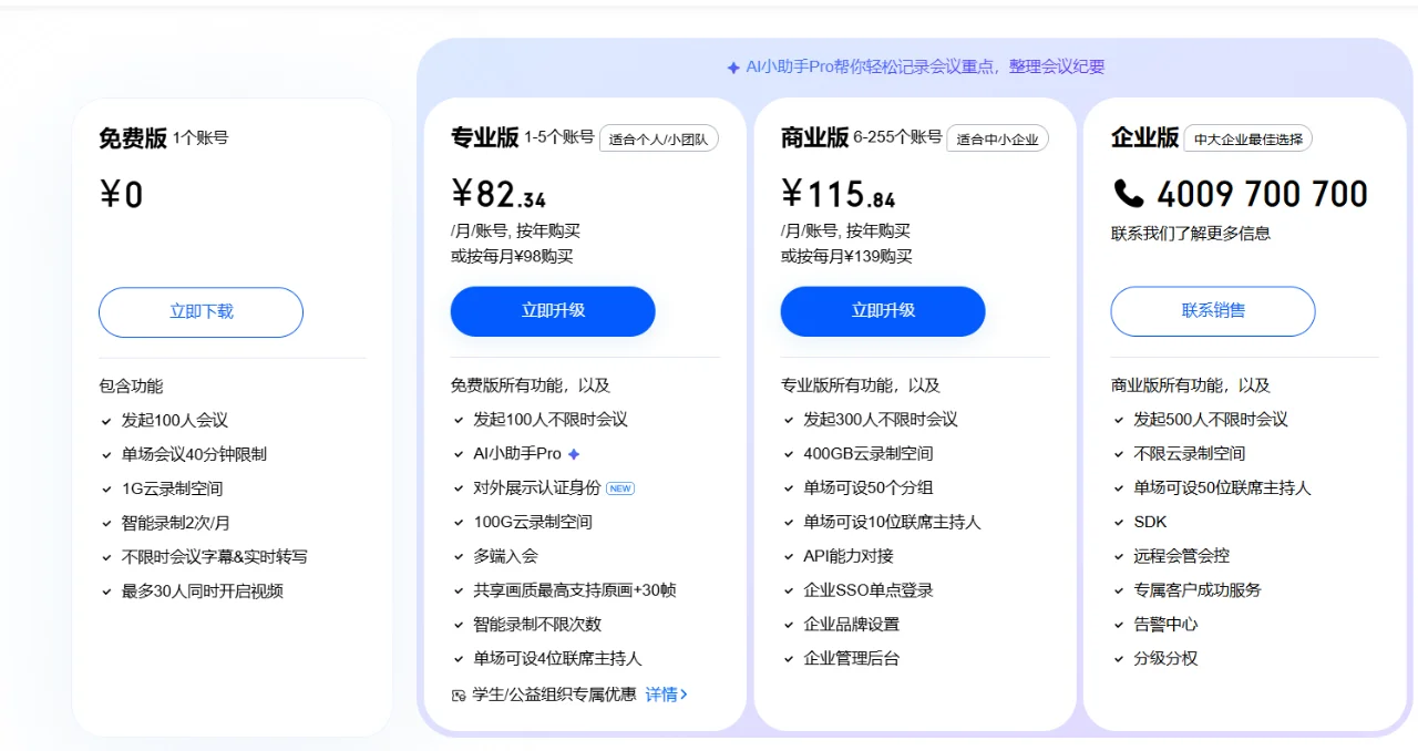 会议软件应该选择哪个呢？？打工人实测对比