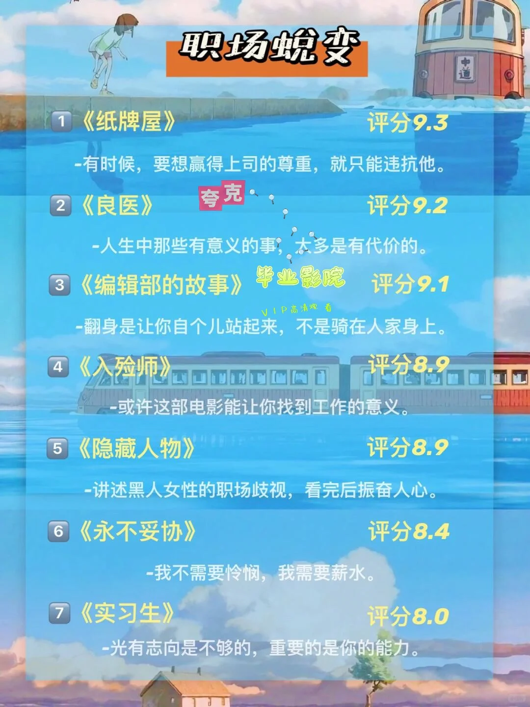 假期狂刷这些高分电影，狠狠提升自己🔥
