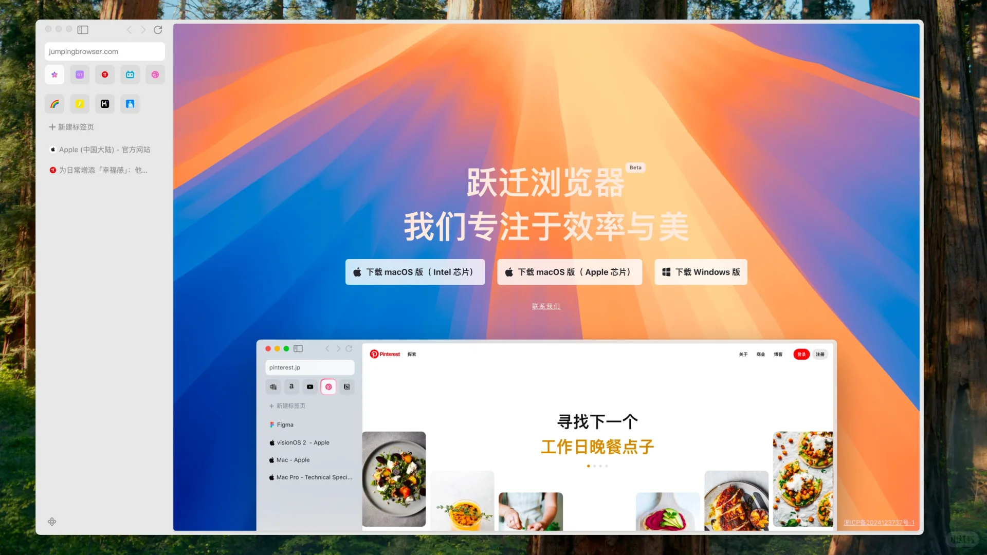 跃迁浏览器正式上线啦🎉