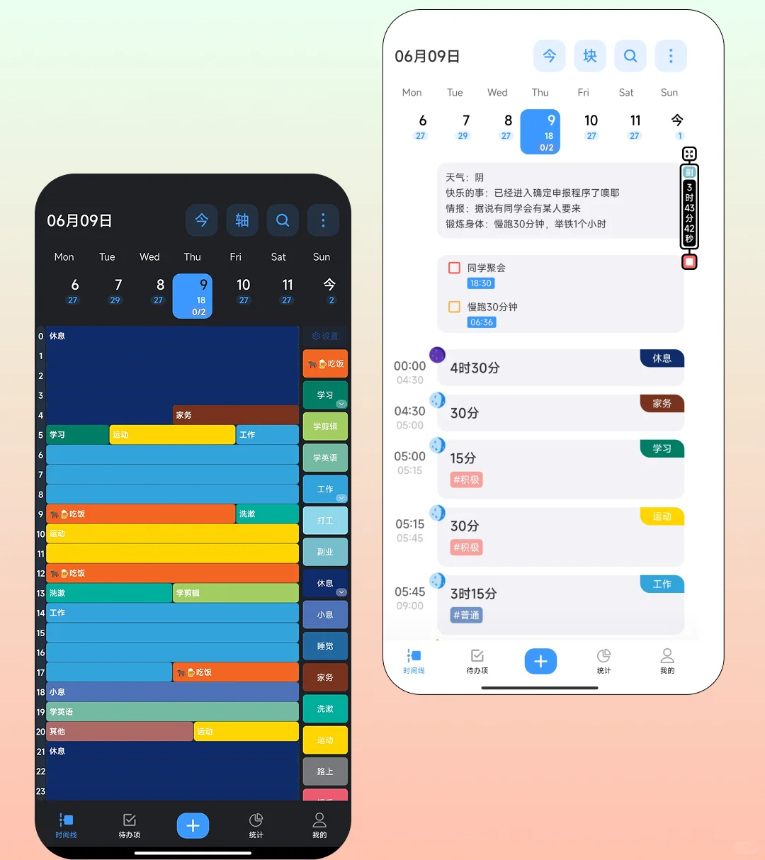 柳比歇夫时间管理app—时间日志介绍