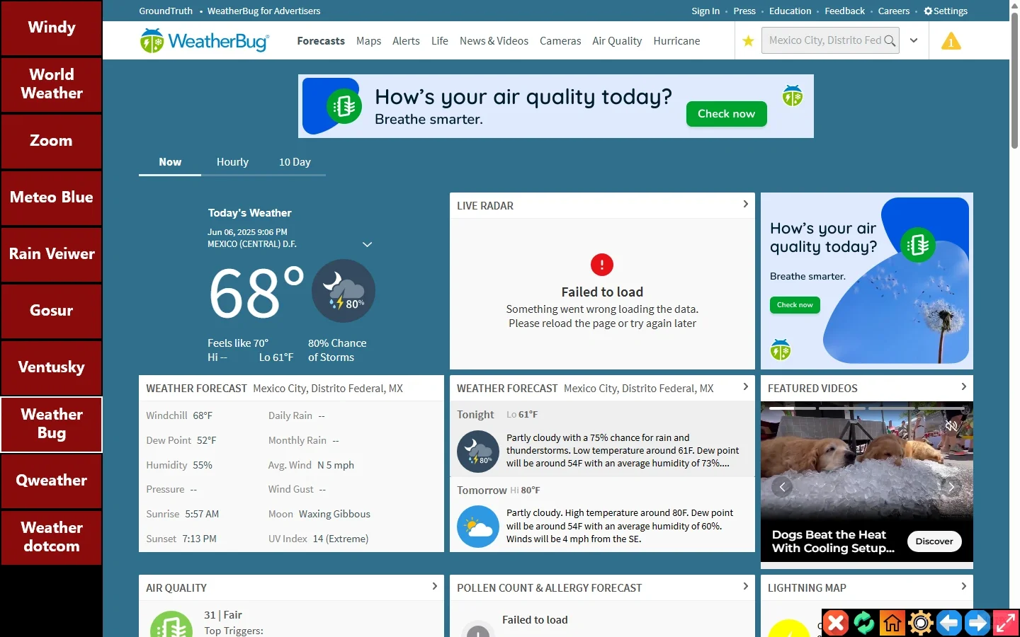 微软应用商店实用性非常强的电脑天气软件