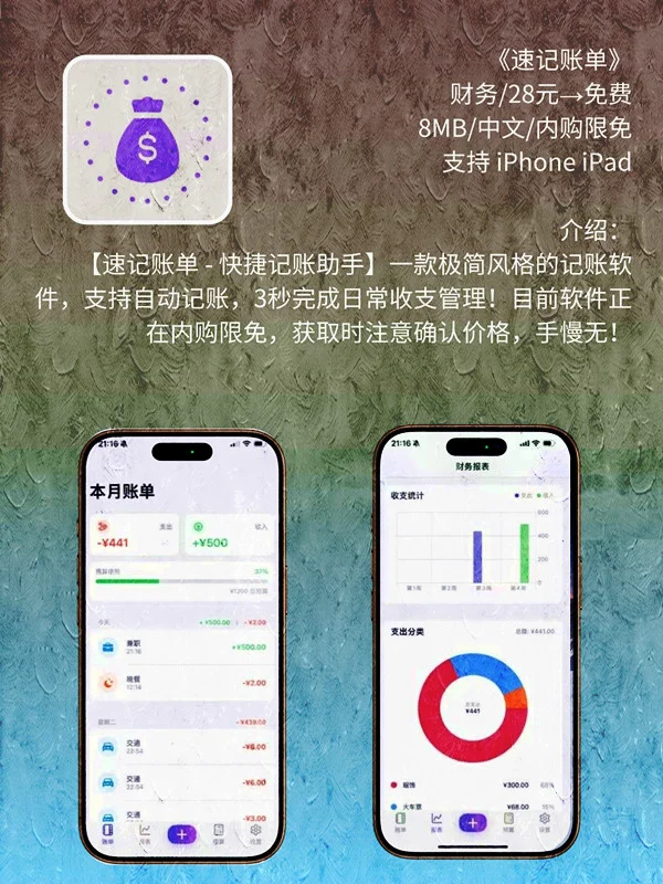 6 月 05日 iOS 限免 APP，¥548→白嫖