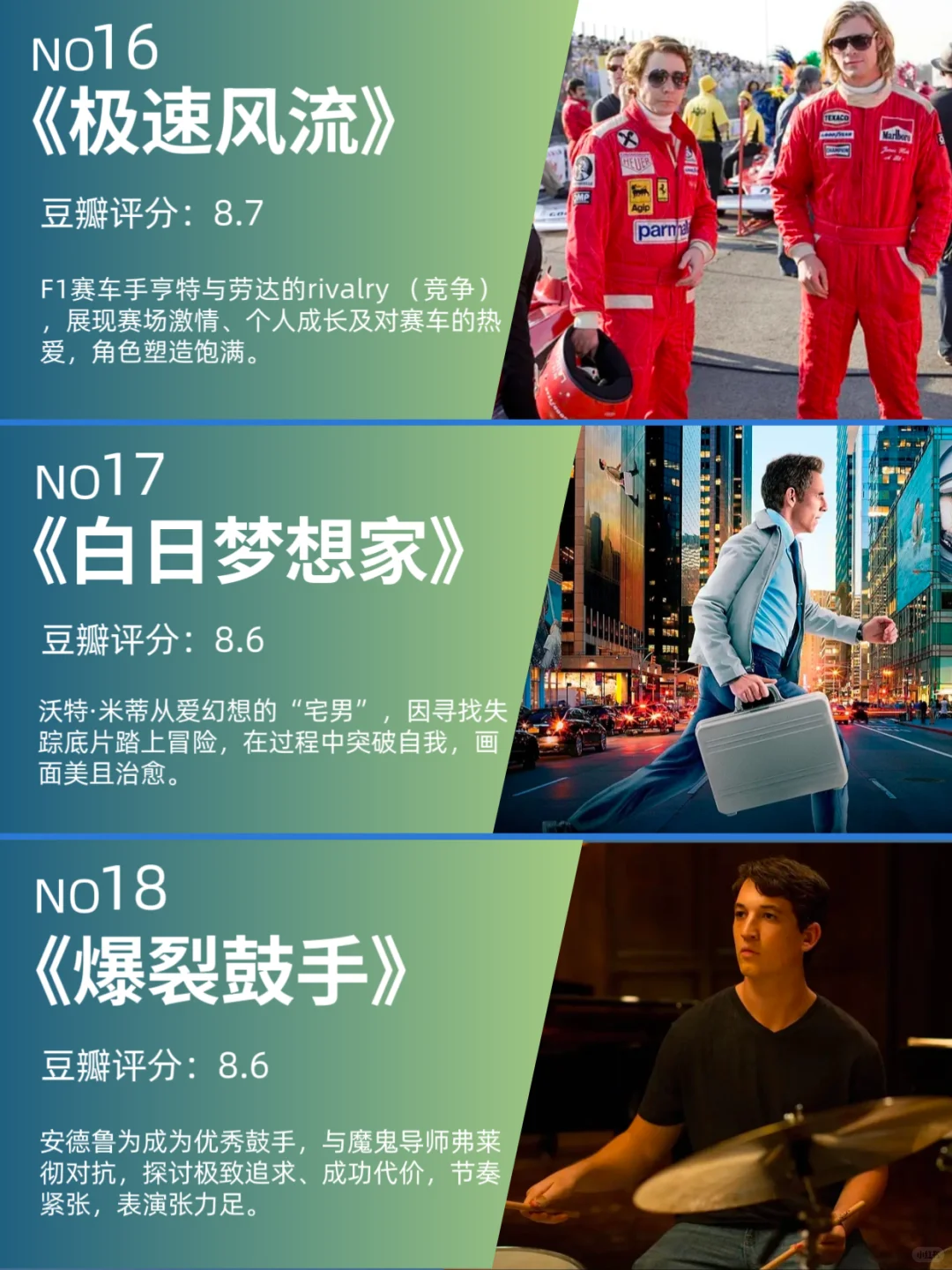 饭可以不吃，影视不能停！励志电影！