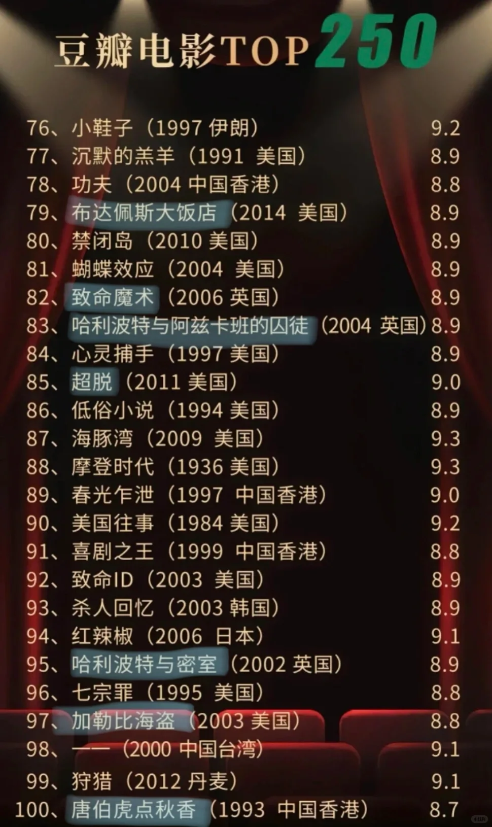 这里面还有哪些好看的