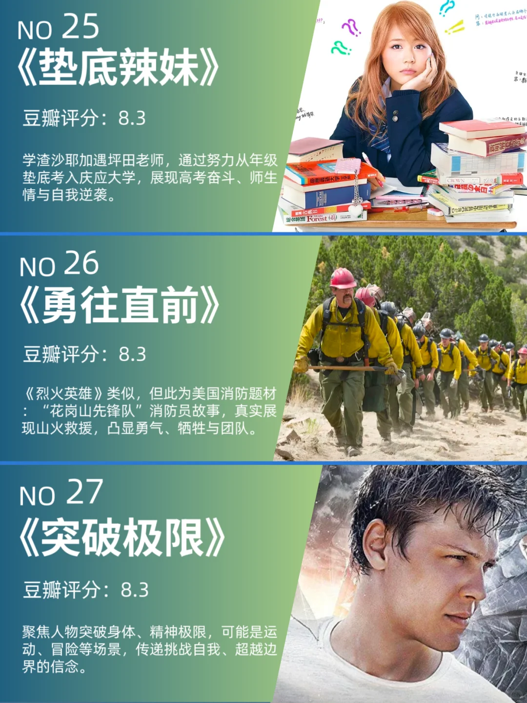 饭可以不吃，影视不能停！励志电影！