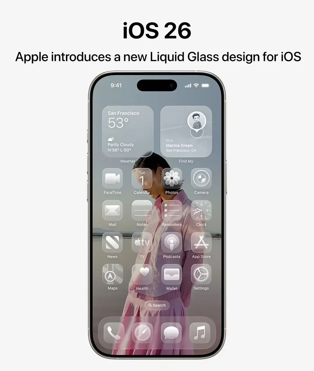 苹果更新 iOS 26 应用界面