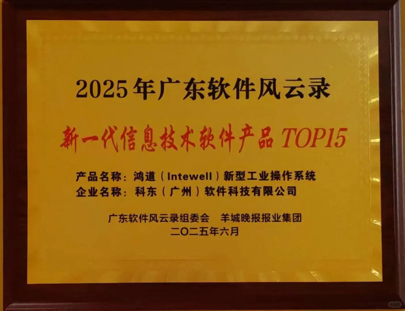 鸿道系统荣登广东软件风云录, 鸿道再获认可