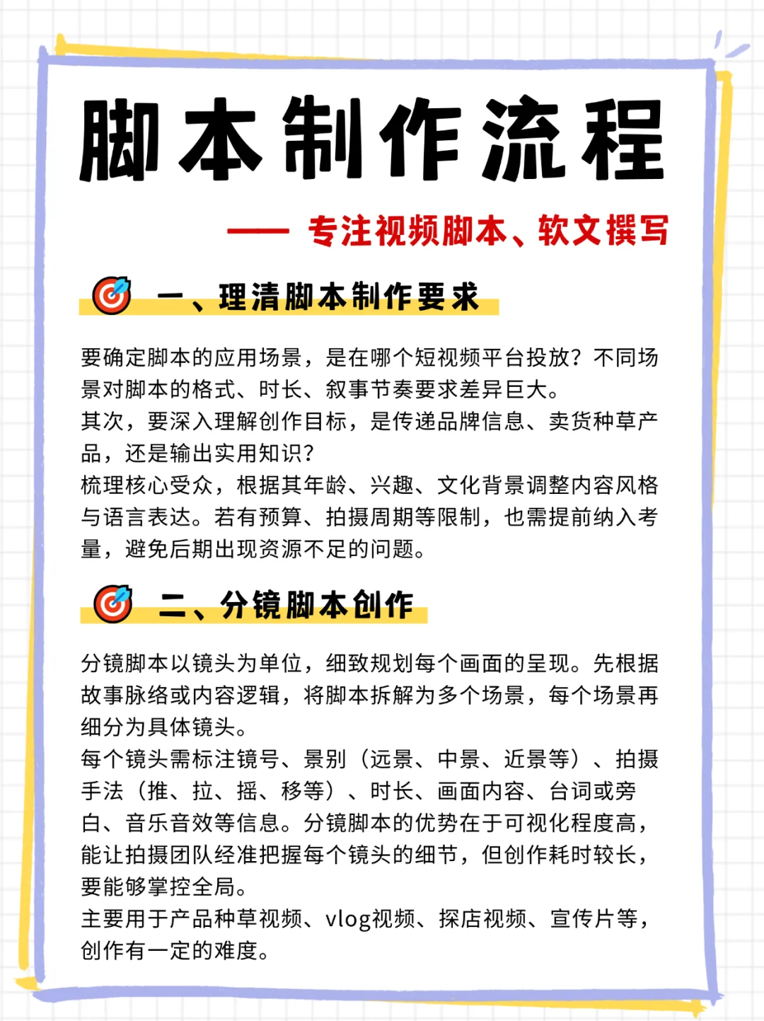 脚本制作流程分享🔥纯干货✅