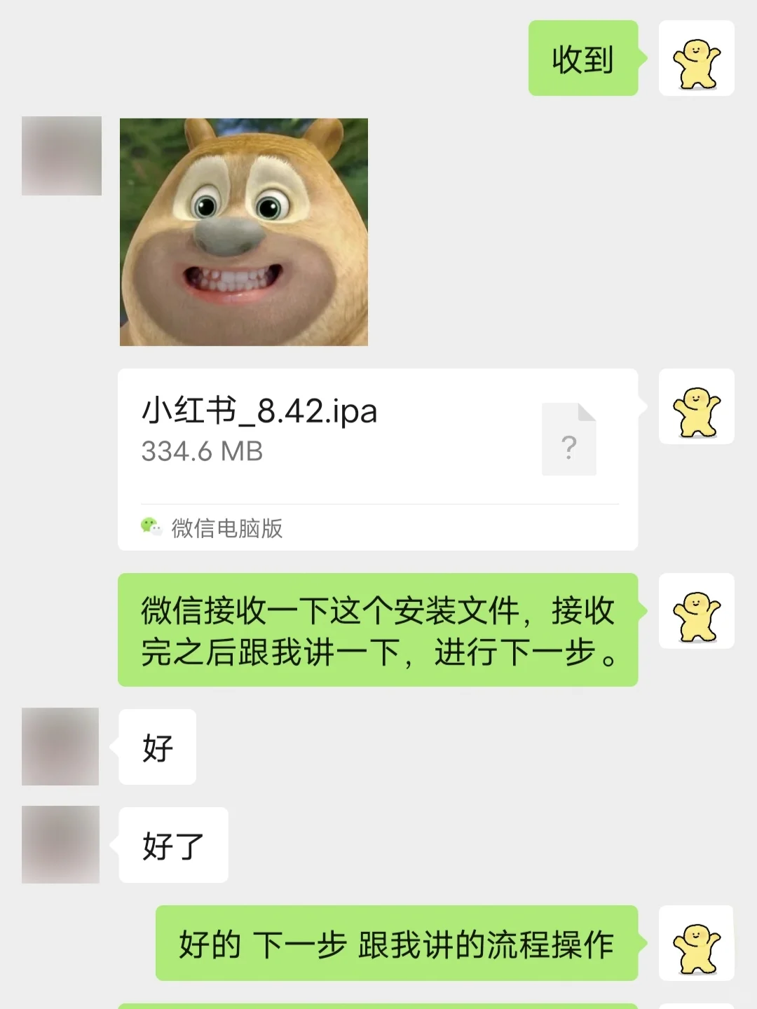 苹果手机小红书旧版本恢复成功啦……