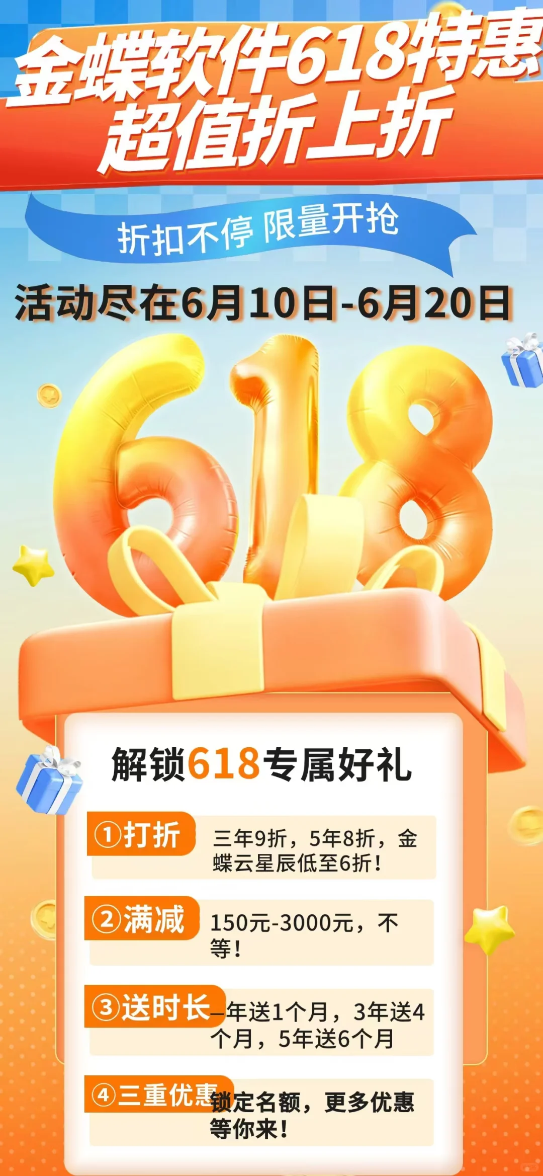 金蝶软件多少钱？