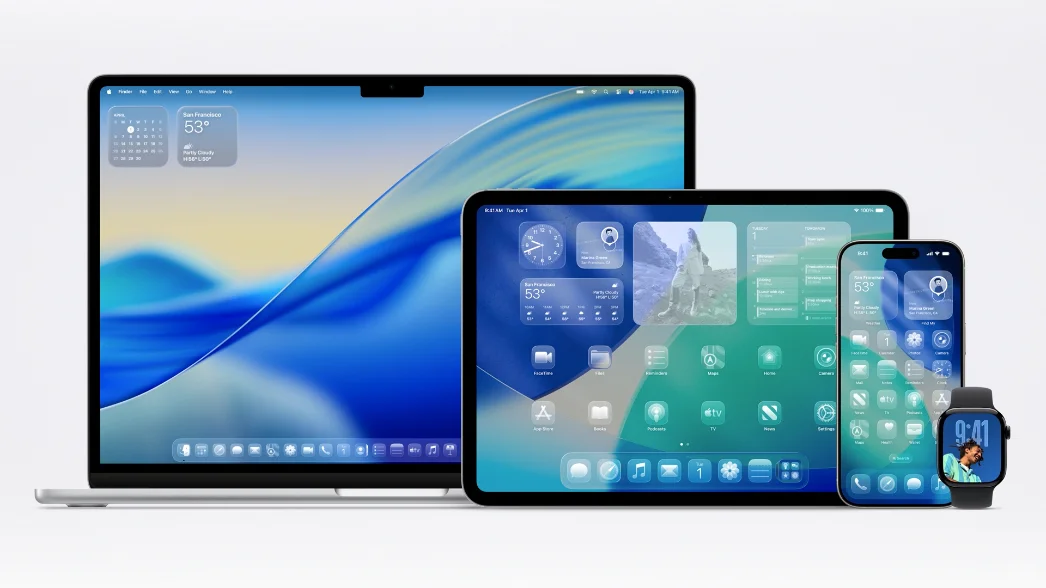 苹果采用全新的界面设计！