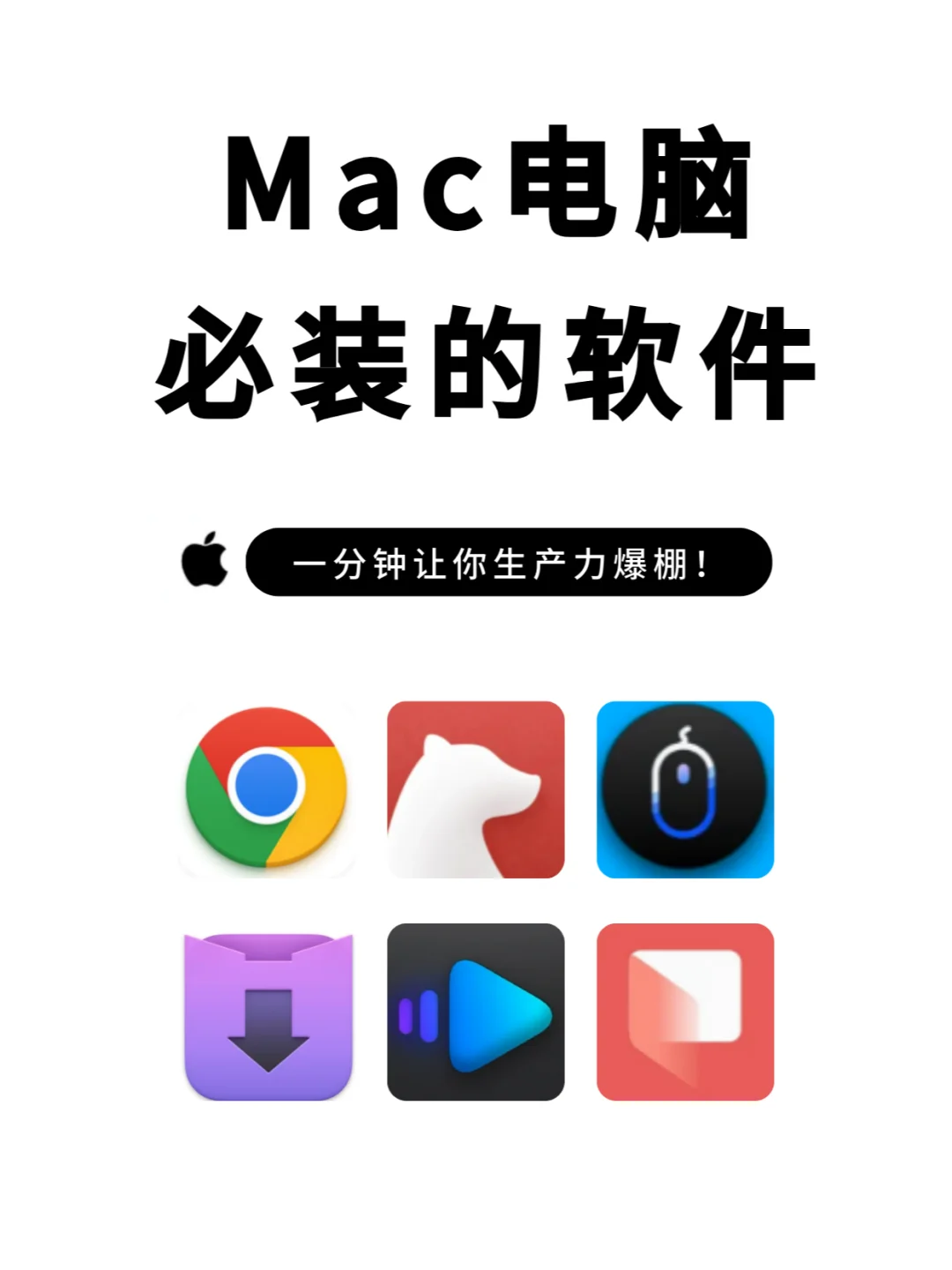 Mac上必装的六个APP！超实用🌟