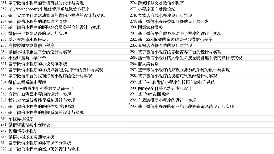 福利！300套小程序源码免费分享