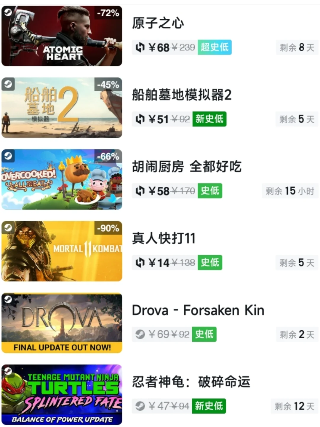 兄弟们🎮，新游戏大作今日史低！🎉💰