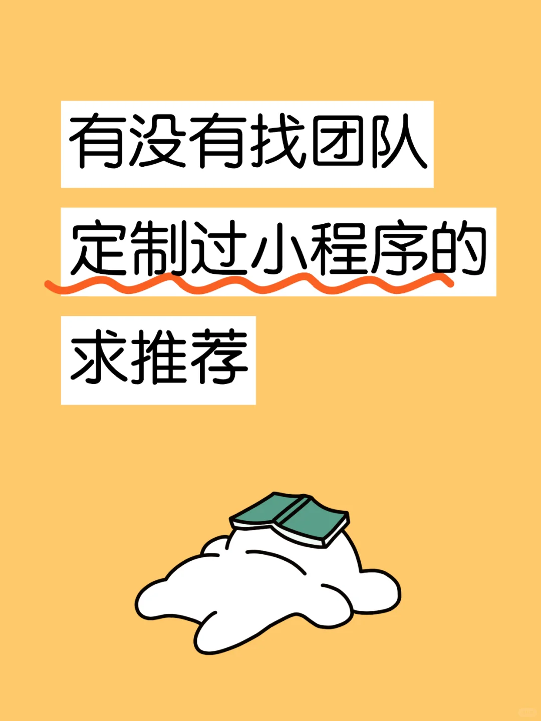 求推荐做 定制小程序 的团队🫰🏻