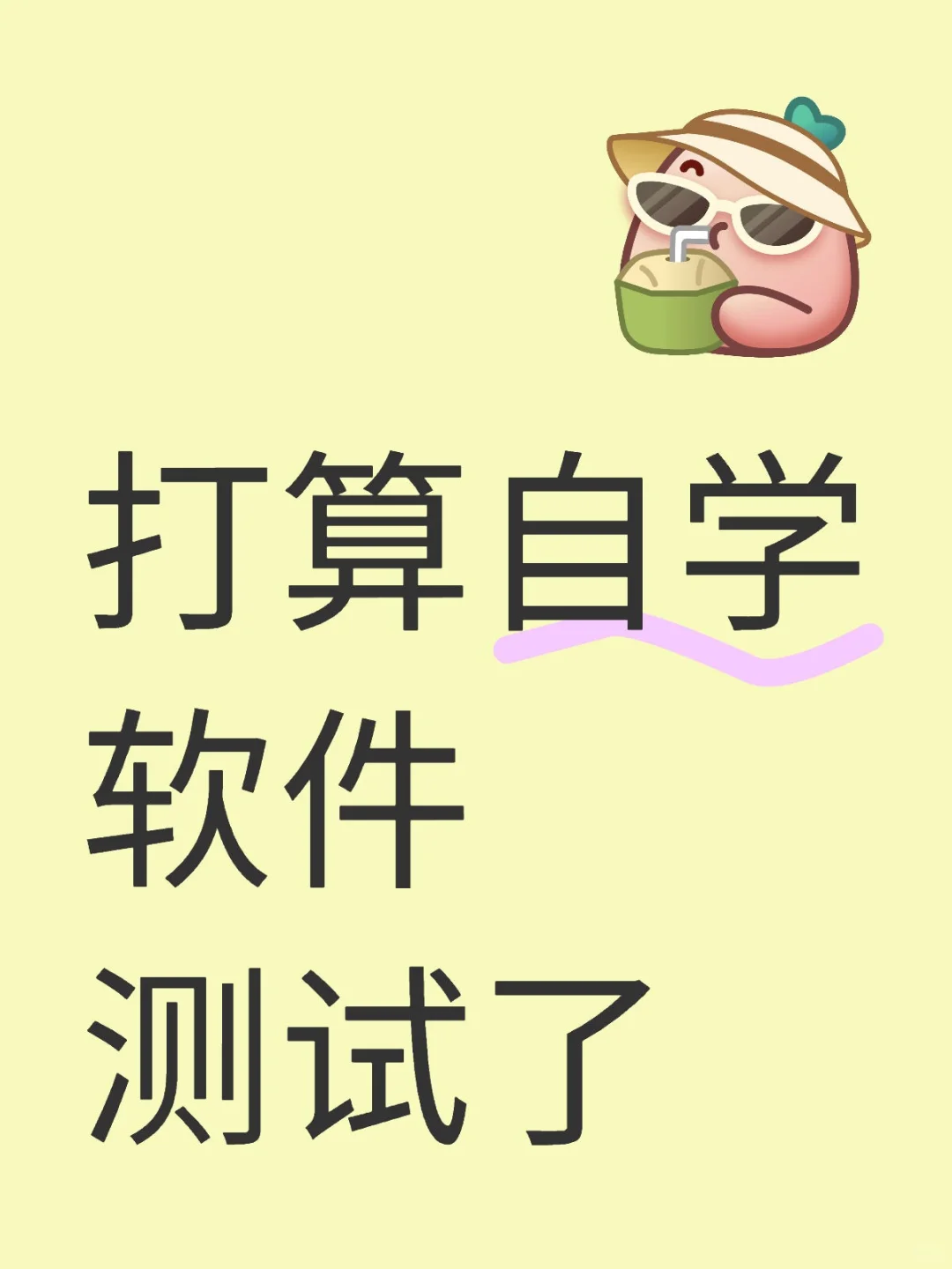 软件测试准备自学