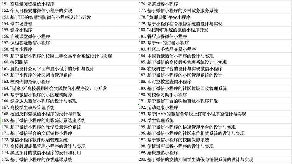 福利！300套小程序源码免费分享